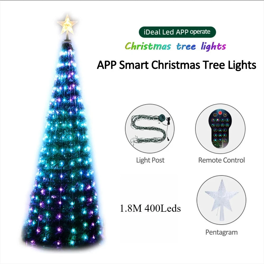 Bluetooth RGB Tree Star Light