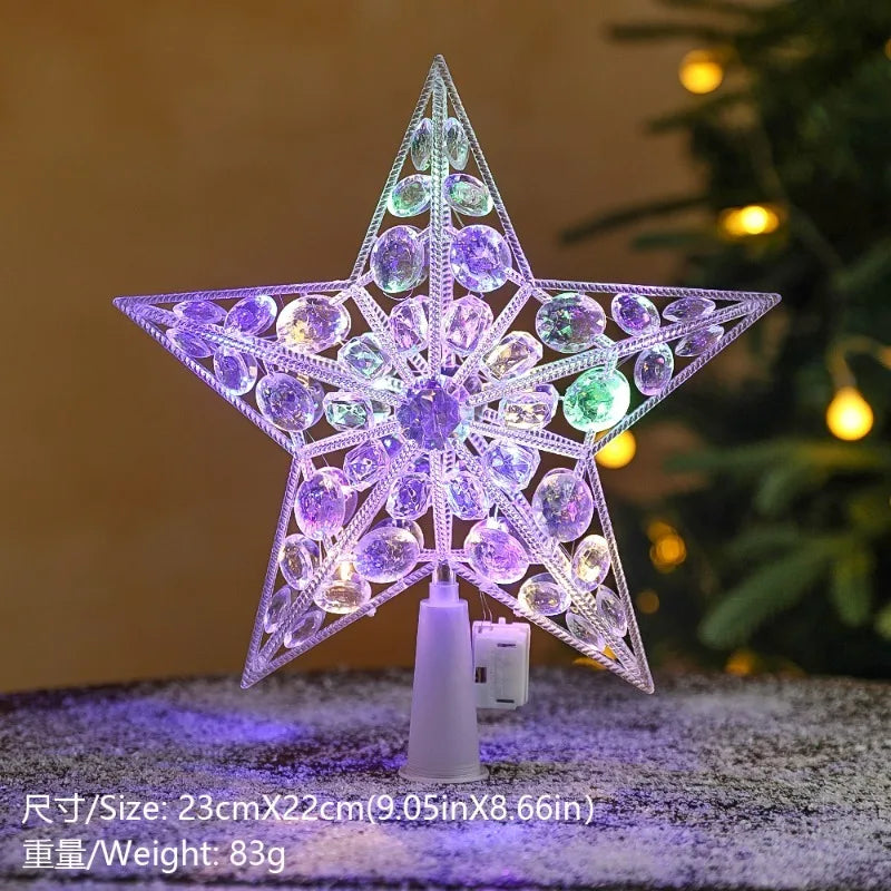 Christmas Tree LED Topper Star