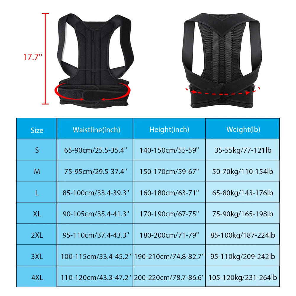 Back Lumbar Support Belt