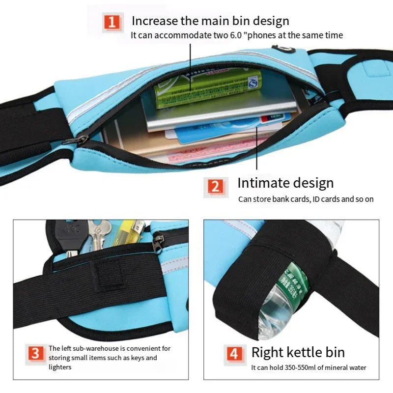 Gym Cycling Running Belt Bag