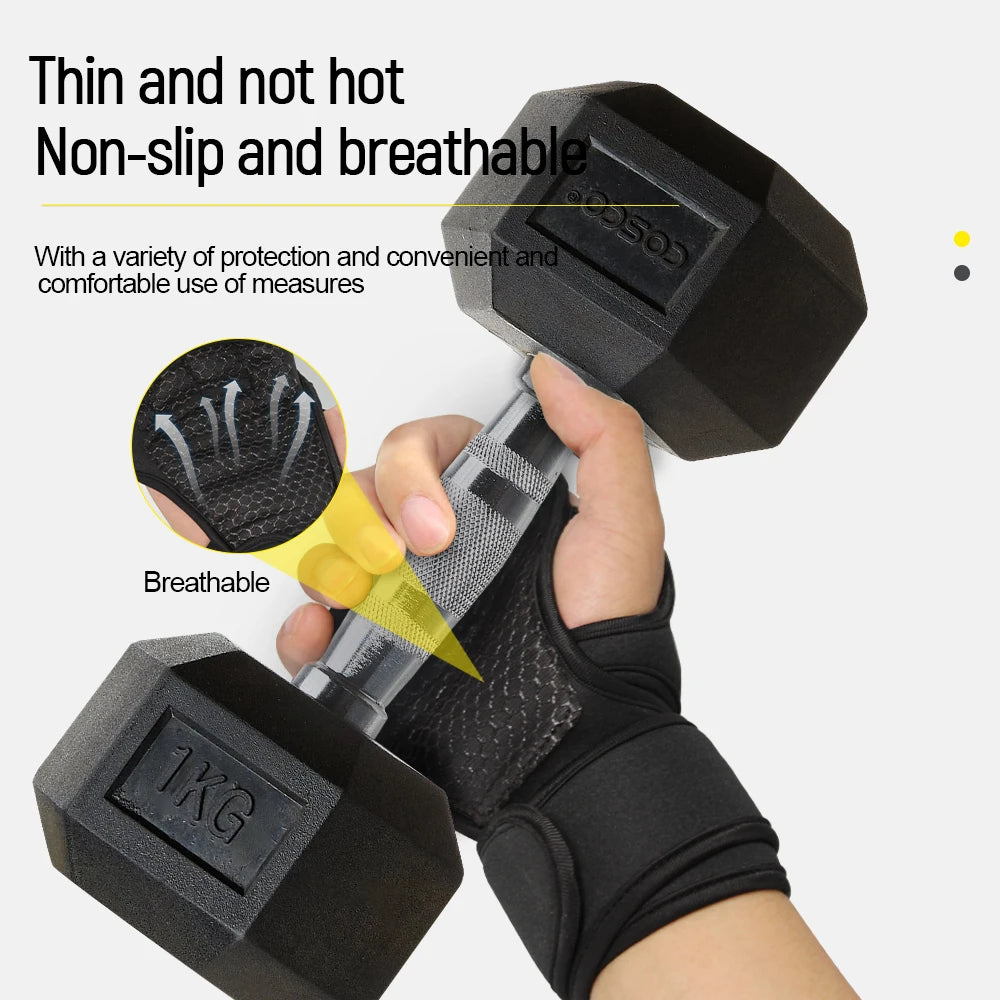 Half Finger Gym Training Gloves