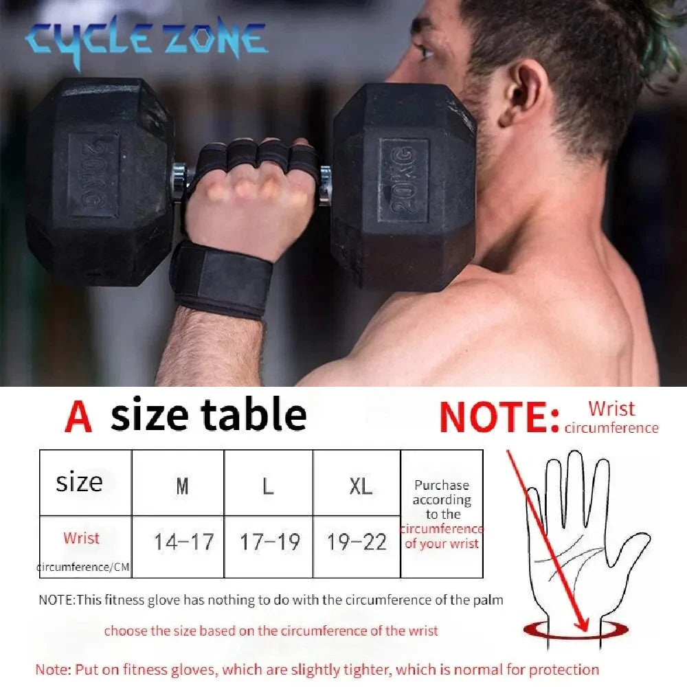 Half Finger Gym Training Gloves