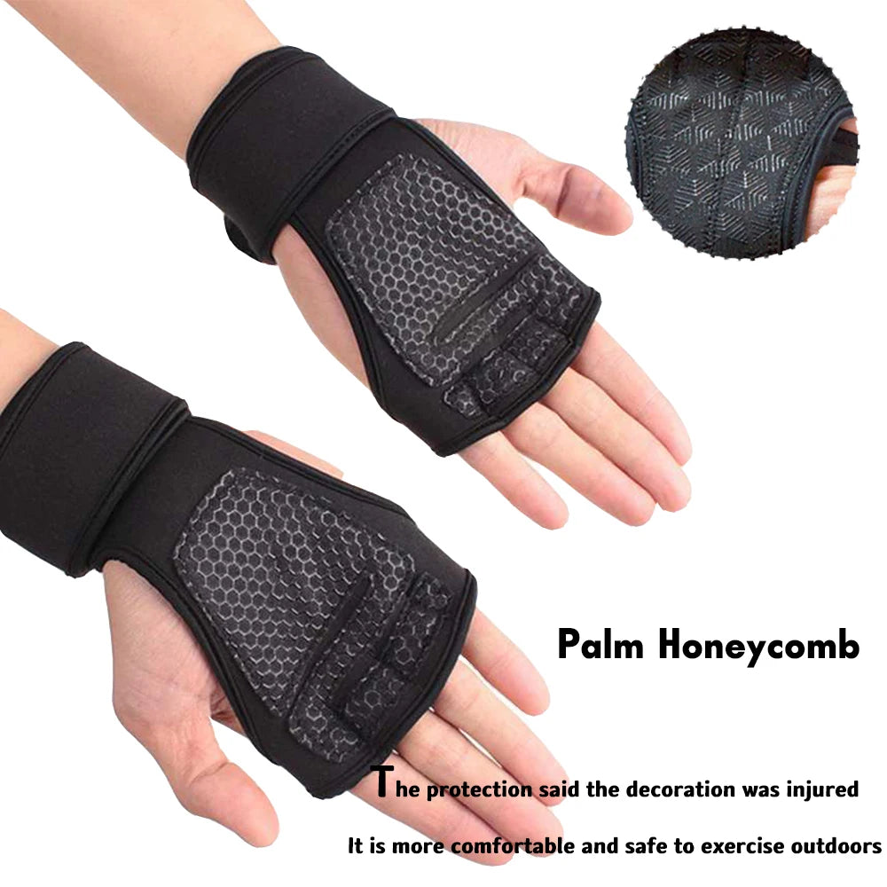 Half Finger Gym Training Gloves