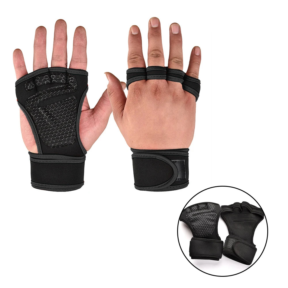 Half Finger Gym Training Gloves