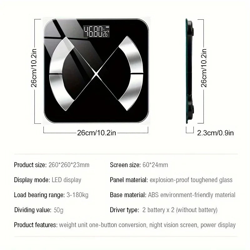 Smart Health Analyzer Electronic Scale