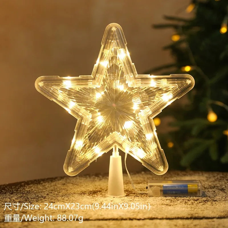 Christmas Tree LED Topper Star