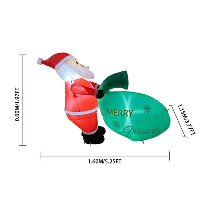 Christmas Inflatable Santa Claus for Yard & Roof