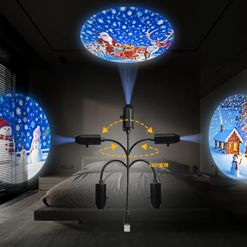 LED Festival USB Night Projector