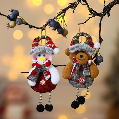 Holiday Tree Hanging Ornament Set – 4PCS