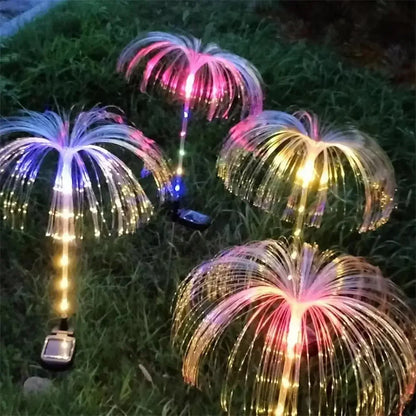 Solar Power Flower Lamp for Garden Decoration