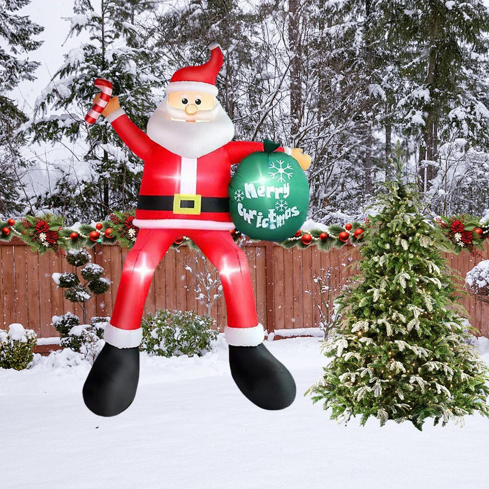 Christmas Inflatable Santa Claus for Yard & Roof