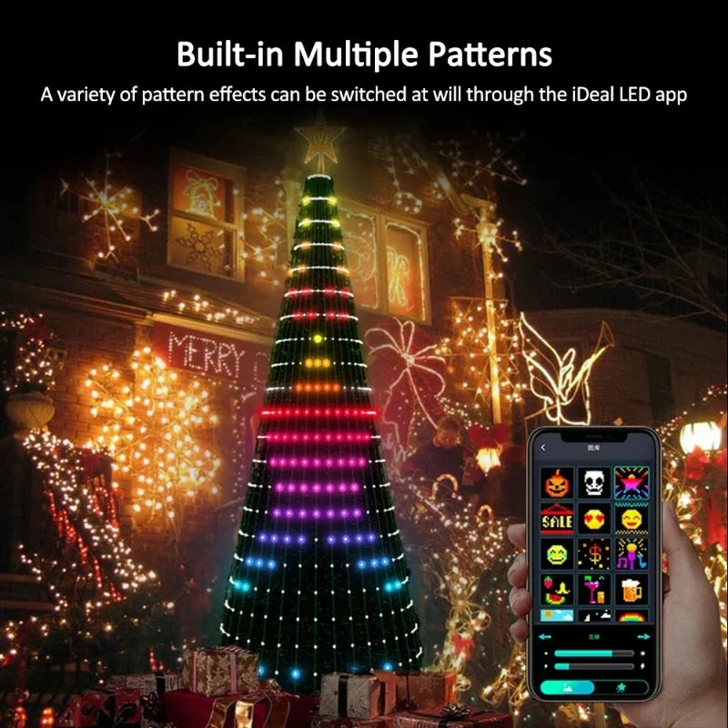 Bluetooth RGB Tree Star Light