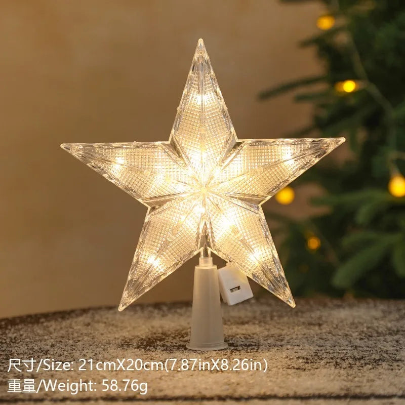 Christmas Tree LED Topper Star