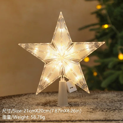 Christmas Tree LED Topper Star