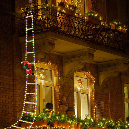 Santa Ladder String Lights 8 Modes