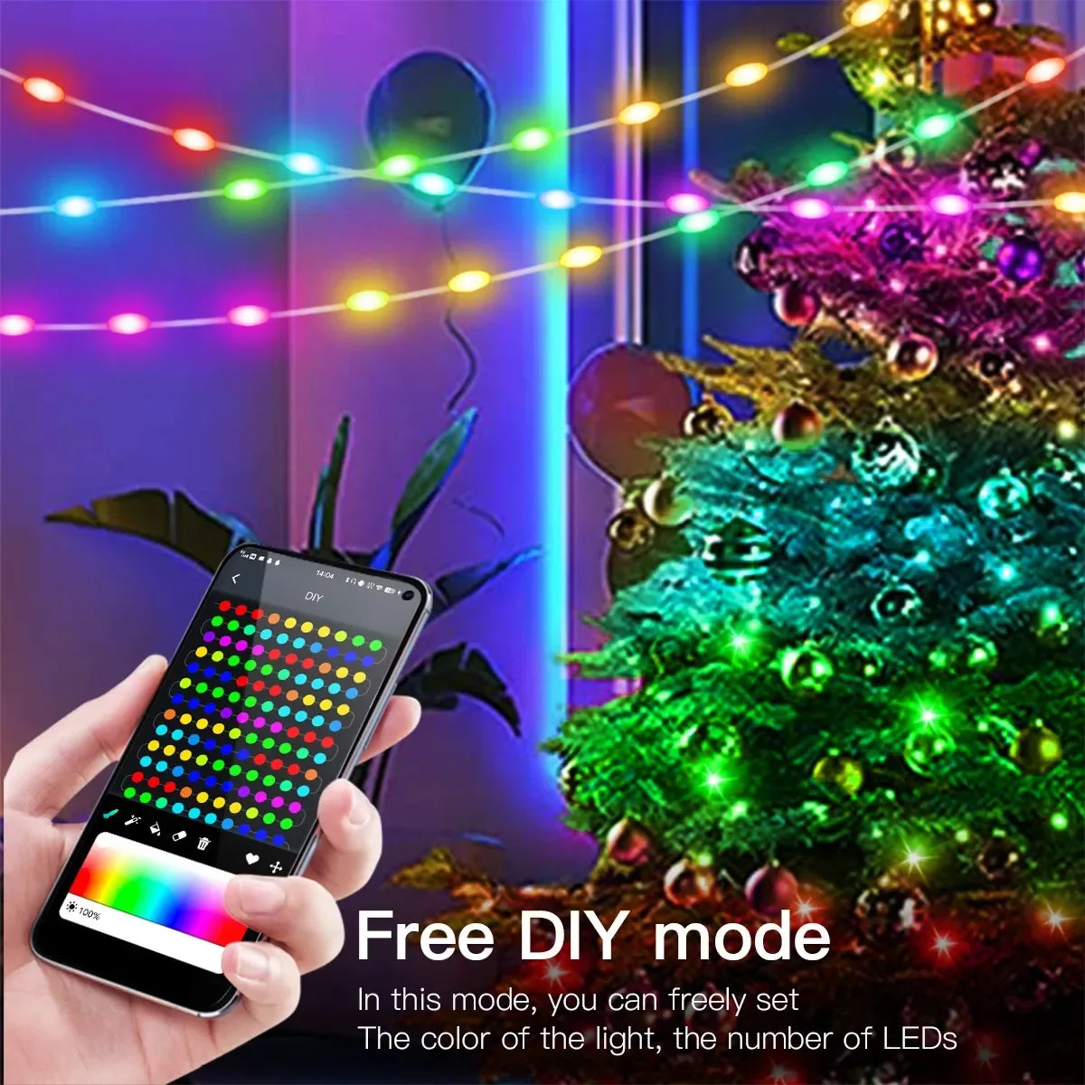 USB RGBIC Smart Fairy Lights 5M–20M