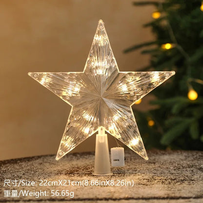 Christmas Tree LED Topper Star