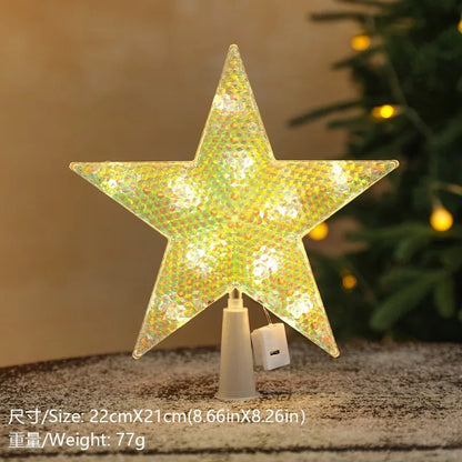 Christmas Tree LED Topper Star