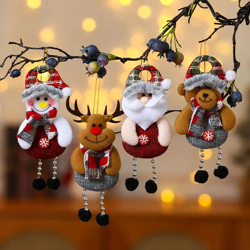 Holiday Tree Hanging Ornament Set – 4PCS