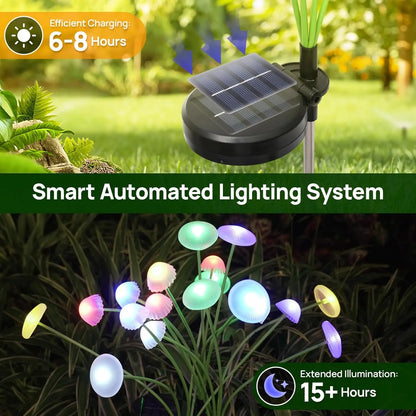LED Solar Garden Lights Dual Mode Outdoor