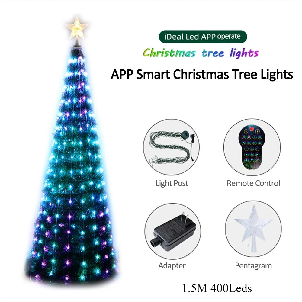 Bluetooth RGB Tree Star Light