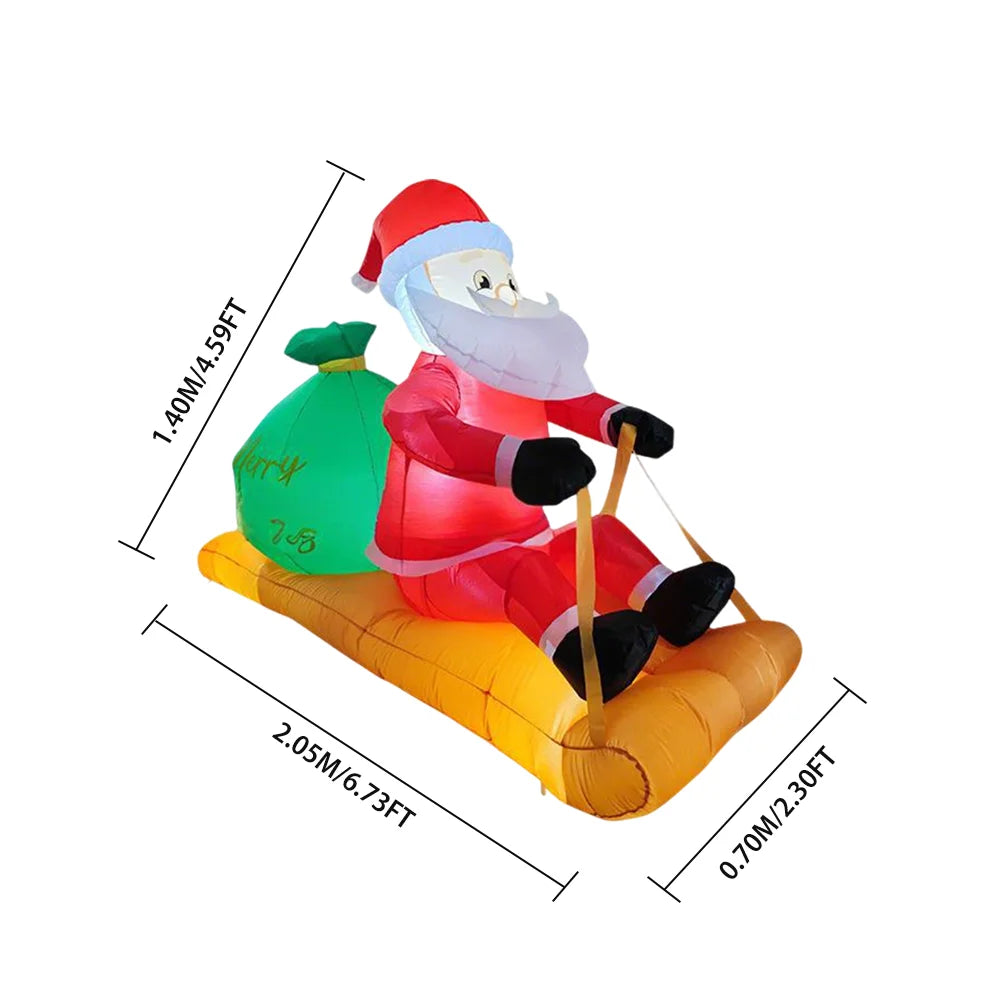 Christmas Inflatable Santa Claus for Yard & Roof