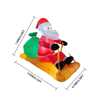 Christmas Inflatable Santa Claus for Yard & Roof