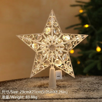 Christmas Tree LED Topper Star