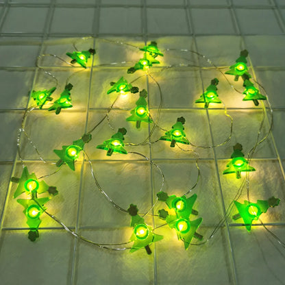 Runtowo LED Santa & Snowman String Lights