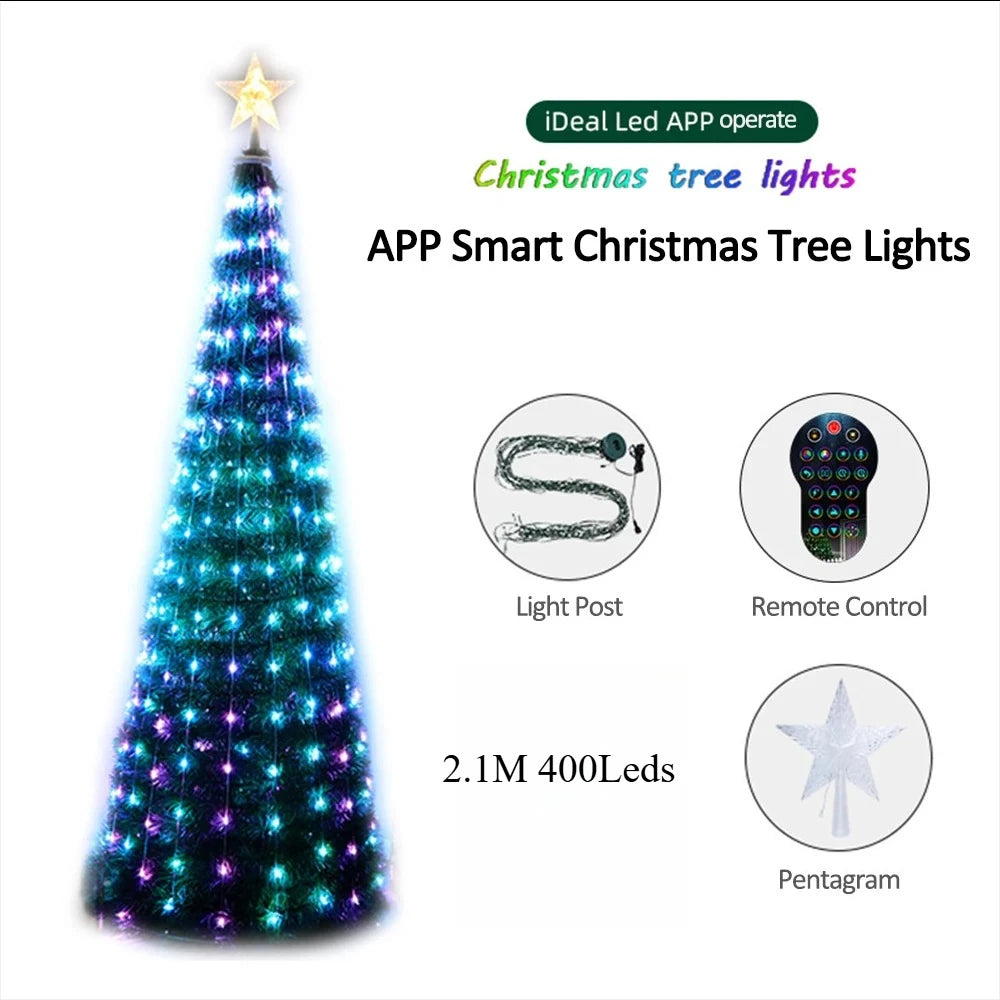 Bluetooth RGB Tree Star Light