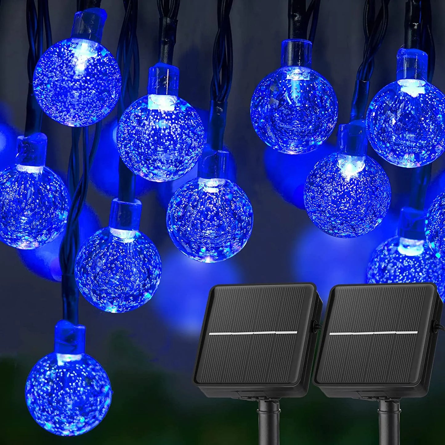 Solar Crystal String Lights – 8 Modes
