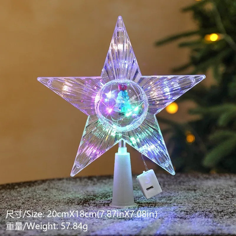 Christmas Tree LED Topper Star