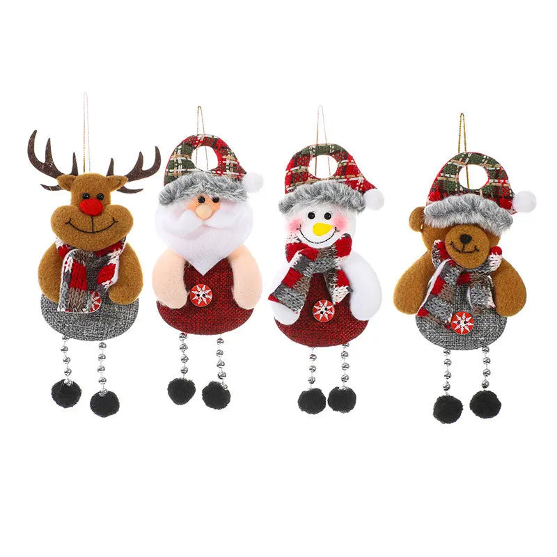 Holiday Tree Hanging Ornament Set – 4PCS