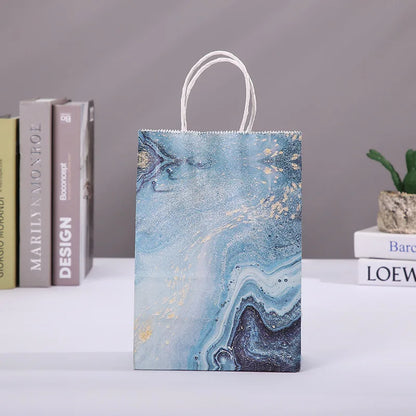 Marble Design Gift Bags – 5PCS