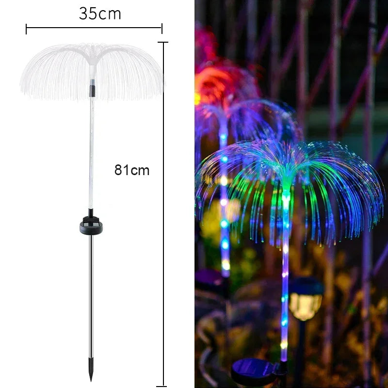 Solar Power Flower Lamp for Garden Decoration