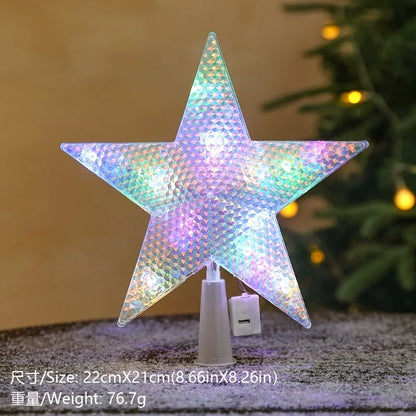 Christmas Tree LED Topper Star