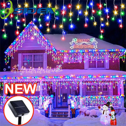 62/96LED Solar Fairy Lights for Christmas Decor